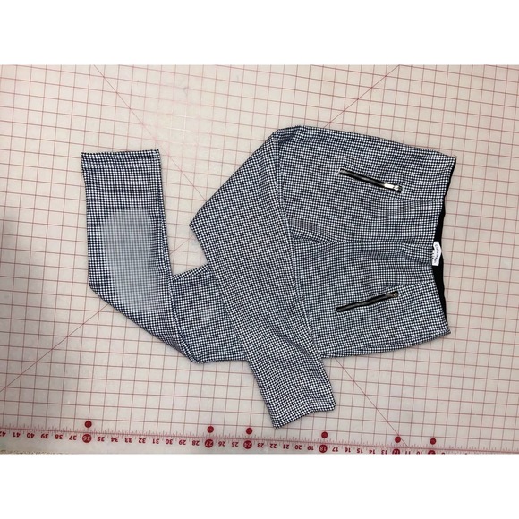 Calvin Klein Tummy Control Houndstooth Skinny Ponte Pant - Picture 4 of 11